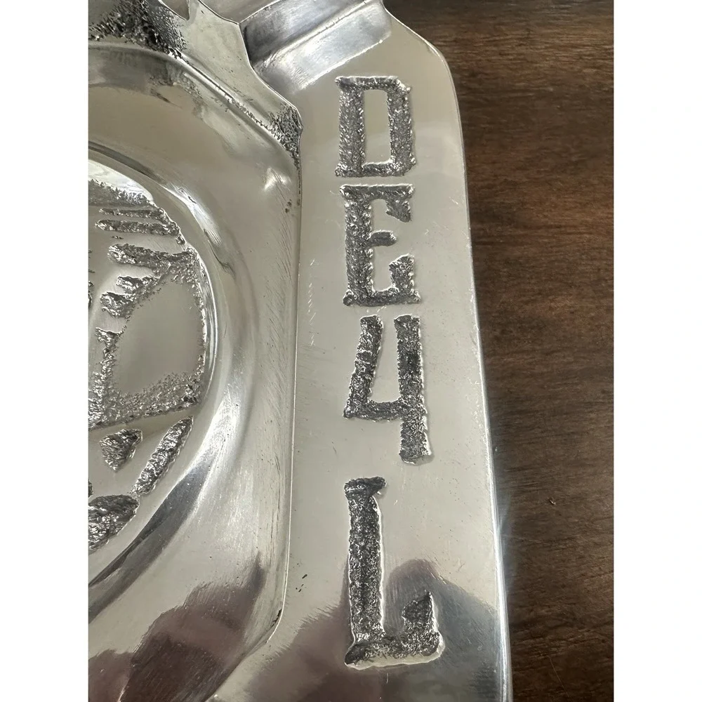 Drew Estate Liga DE4L Pewter Cigar Ashtray NEW